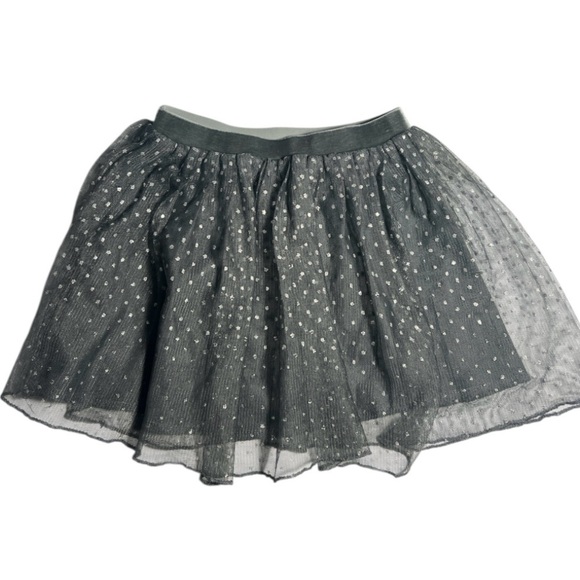 Ruum Dresses & Skirts - Ruum Gray Ruffled Sequin Mini Skirt- kids girls size 5